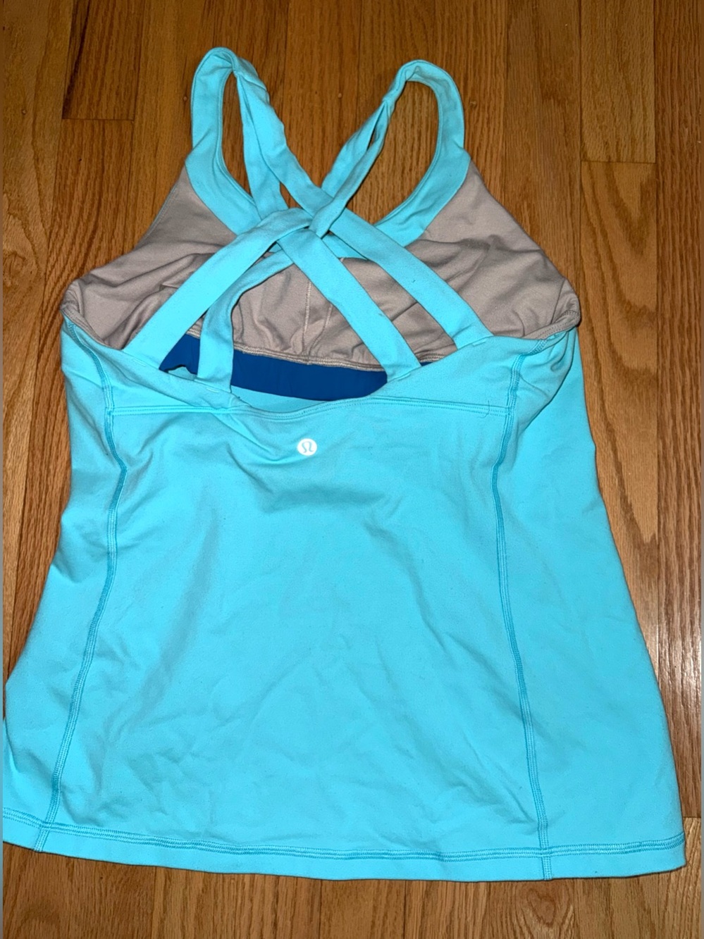 Lululemon Turquoise Workout Tank 10 - Picture 2 of 5